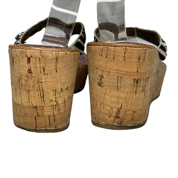 Sam Edelman 6 Romy zebra thong wedges - Picture 4 of 9